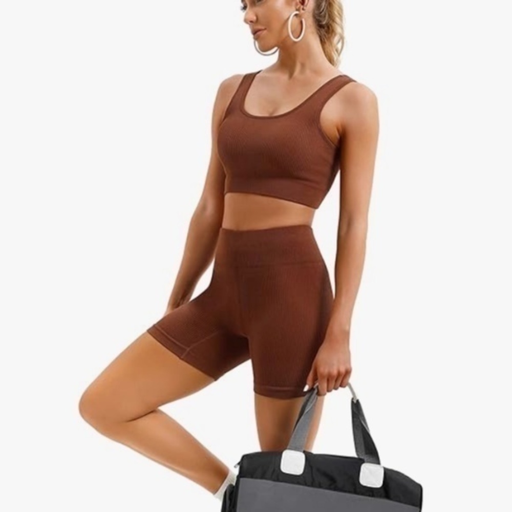 Heathyoga Two Piece Workout Set sz S